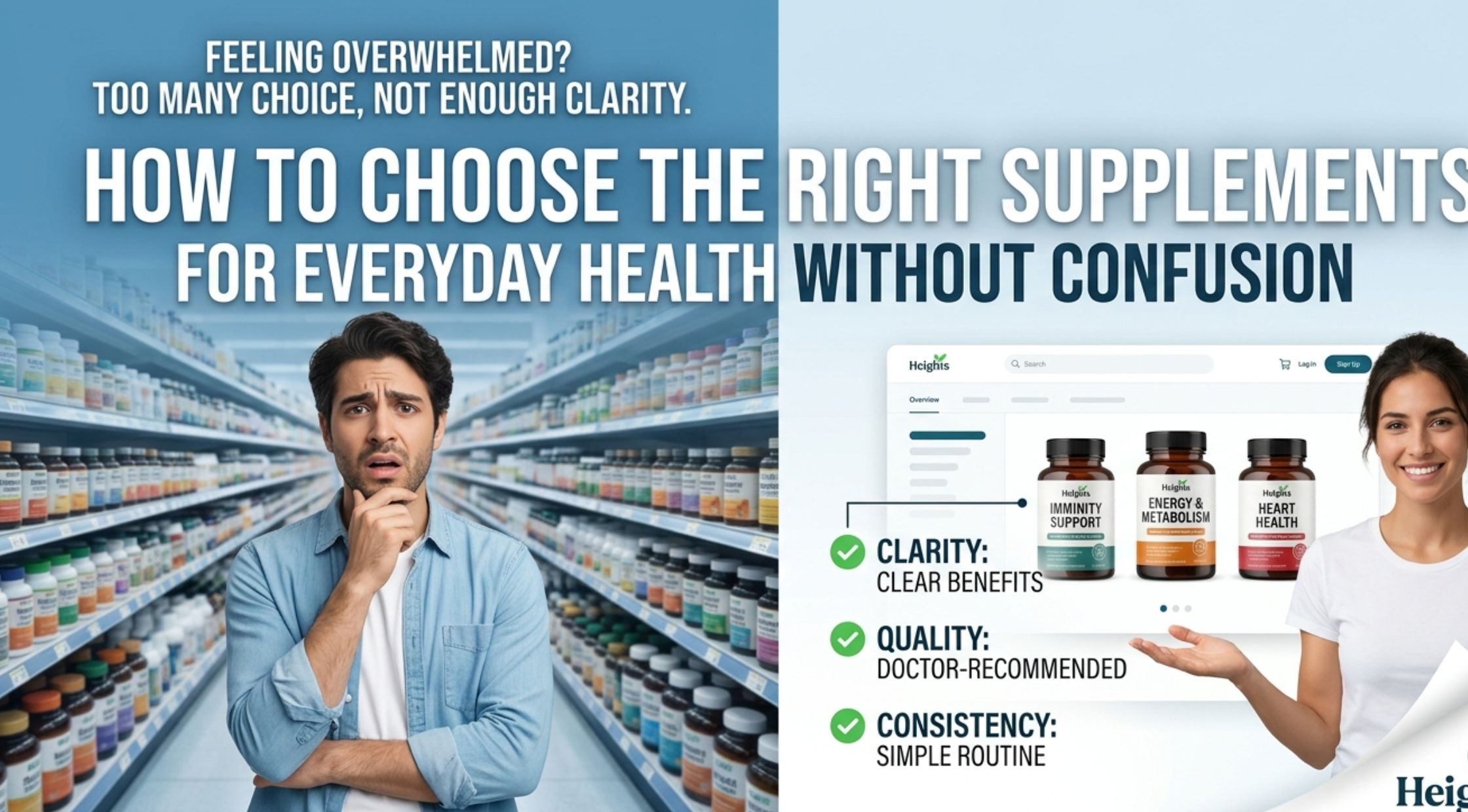 How to Choose the Right Supplements for Everyday Health Without Confusion