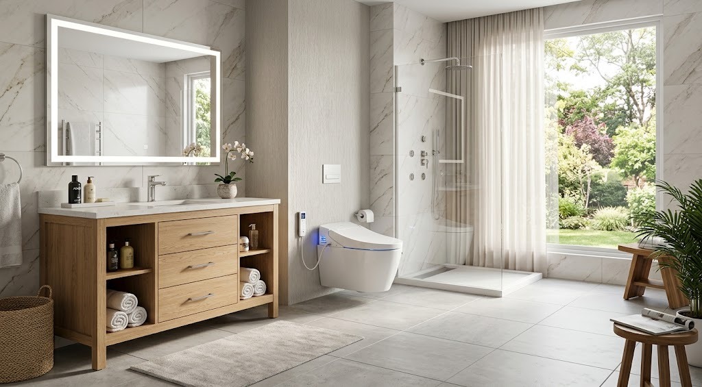 Smart Toilets, Bathroom Sinks, and Bathroom Vanities by DeerValley
